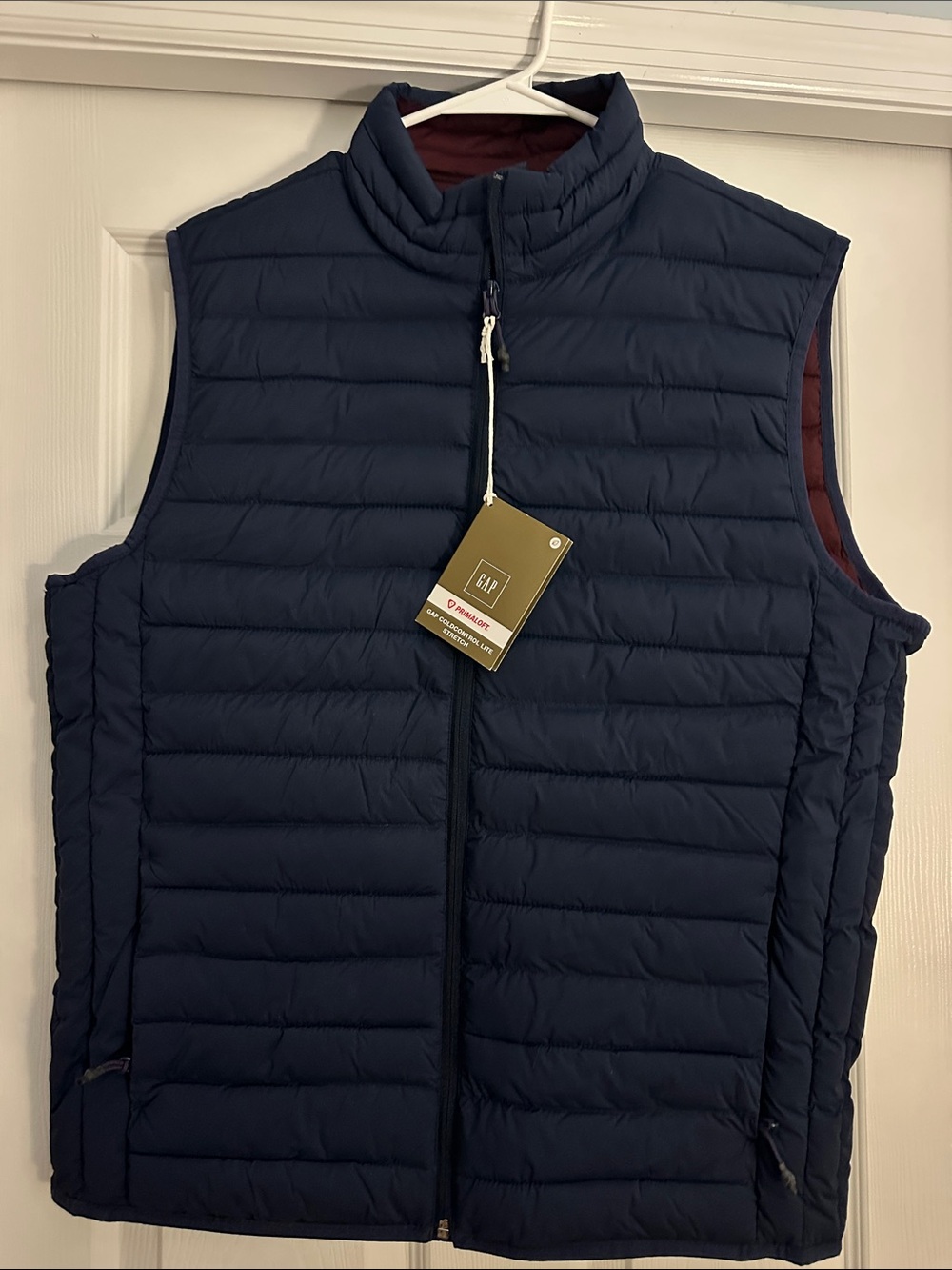GAP Men's Navy Quilted Puffer Vest